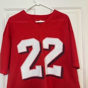 Urban Outfitters Red Mesh Jersey